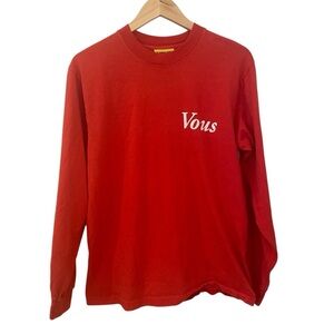 Vous Womens Basic Not Minor Long Sleeve T-Shirt Orange Seamless